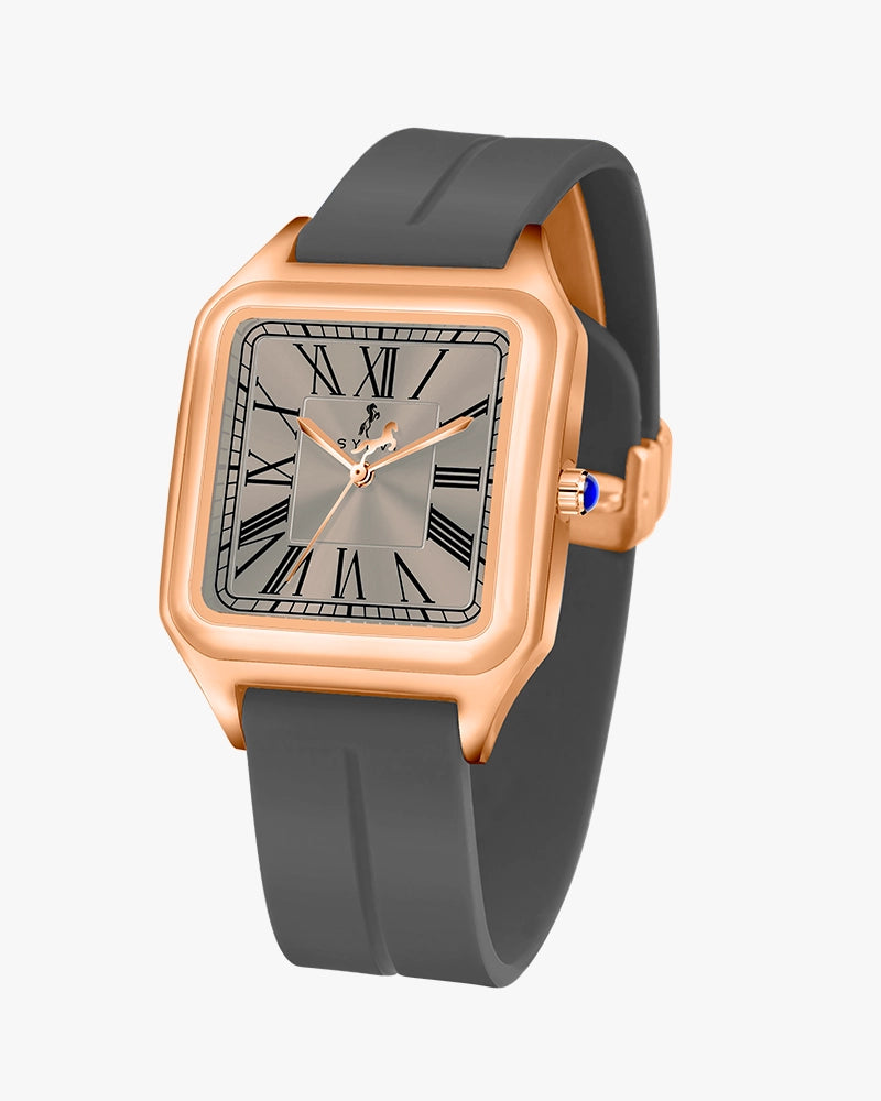 Opus Grey Rosegold Silicone