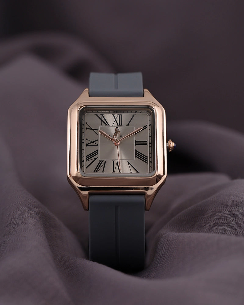 Opus Grey Rosegold Silicone