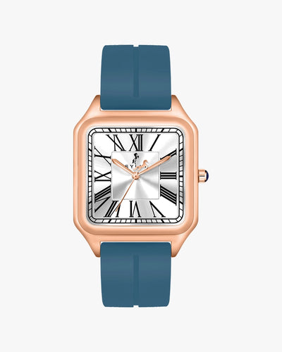 Opus White Rosegold Silicone