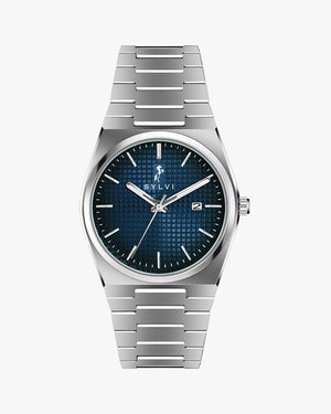 Sylvi Professional Edge Blue Silver Watch - Browse Stylish Watches for Men