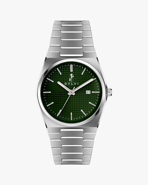 Sylvi Professional Edge Green Silver Watch - Shop Fashionable Timekeepers