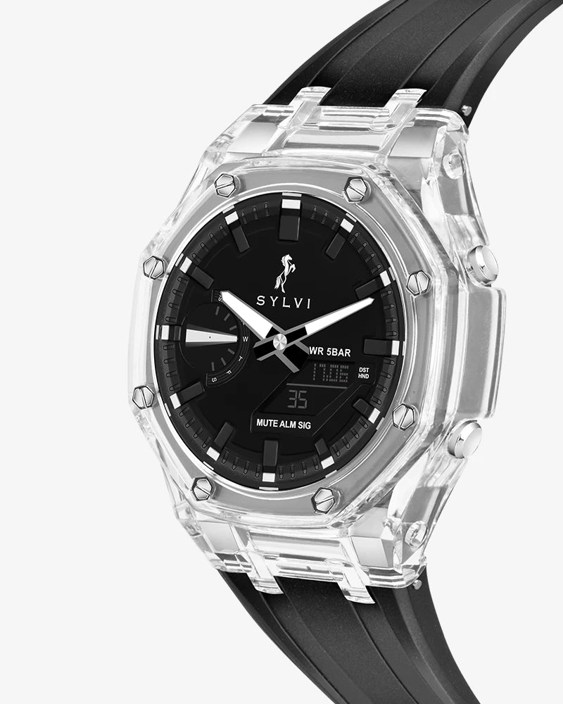 Sylvi Rig One 'O One WT Max Crystal-Black Watch