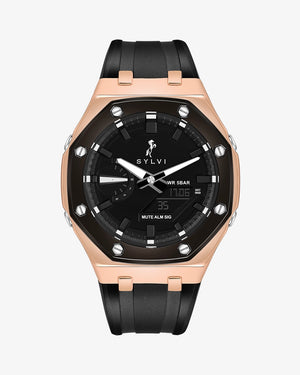 Sylvi Rig One O One WT Max Rose Gold Watch - Sophisticated Men's Accessory