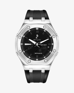 Sylvi Rig One O One WT Max Silver Watch - Elegant Men's Wristwatch