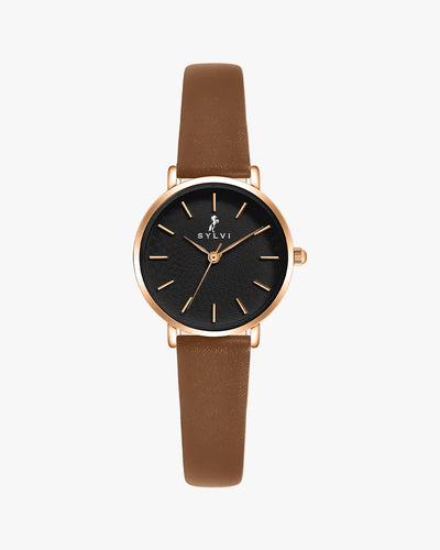 Riva Black Rosebrew Leather