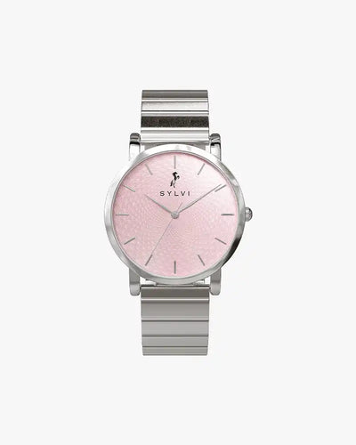 Riva Blush Pink Silver Link