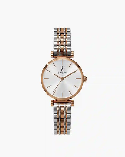 Serene Silver Rosegold Steel