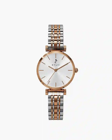 Serene Silver Rosegold Steel