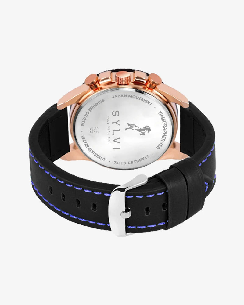 Timegrapher Rose Gold Leather