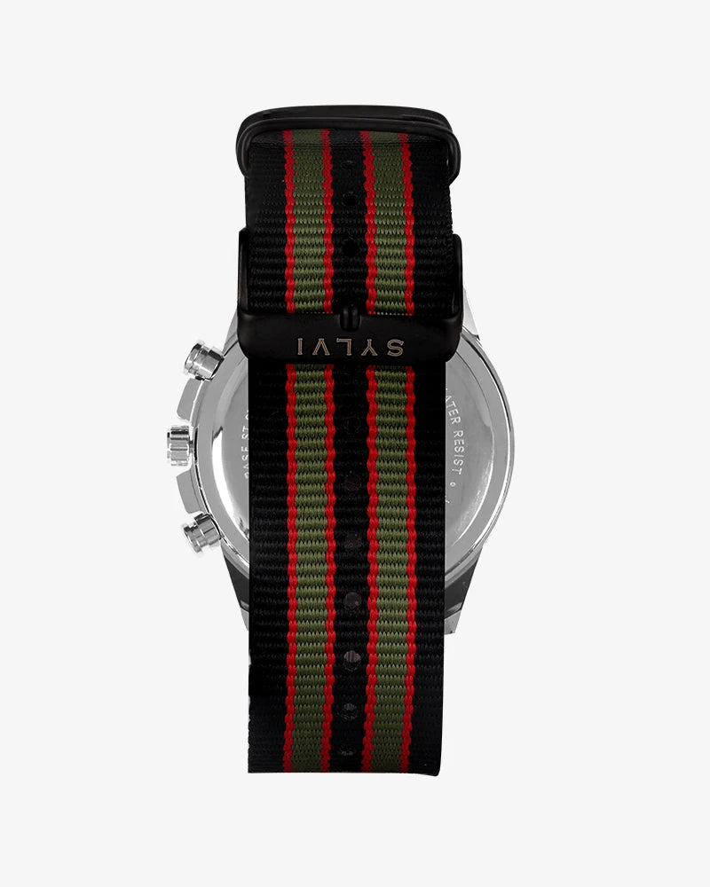 Sylvi Timegrapher BR RGB Nylon Strap Watch
