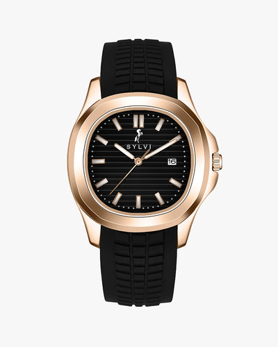 Urbanic Black Rose Gold Silicone