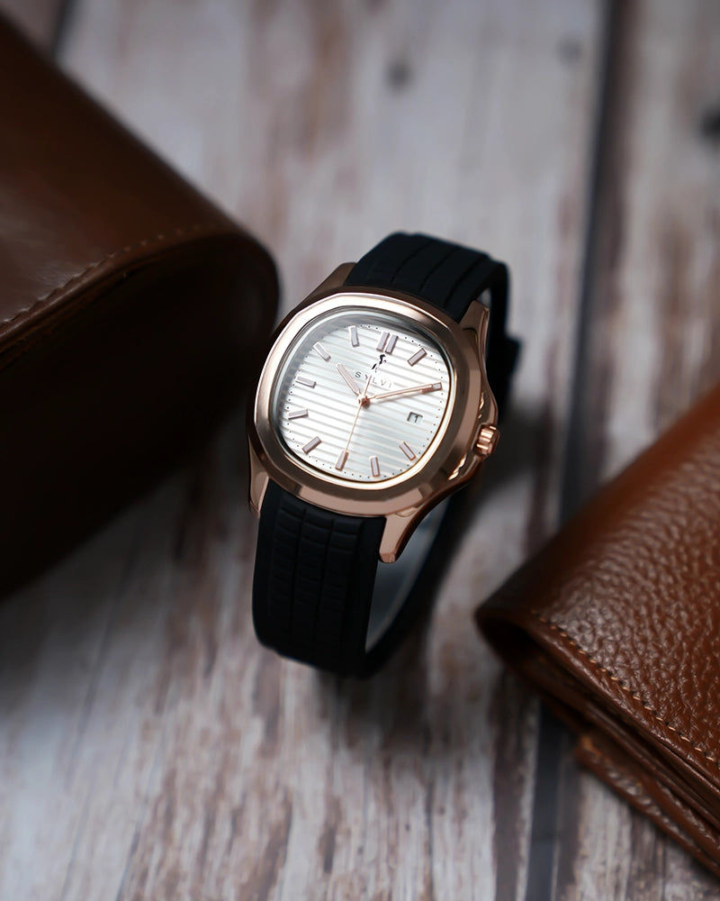 Urbanic White Rose Gold Silicone