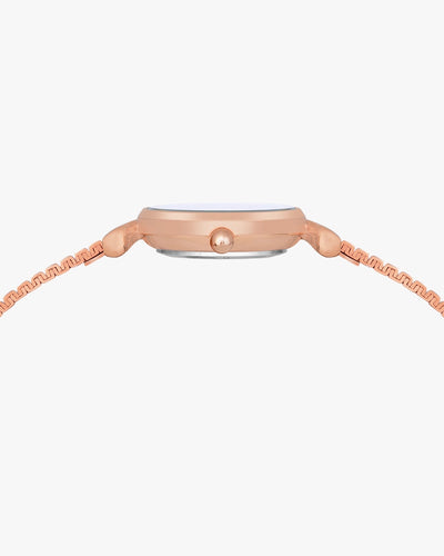 Sylvi Velvetine Green-Rosegold-Rosegold Watch for Women