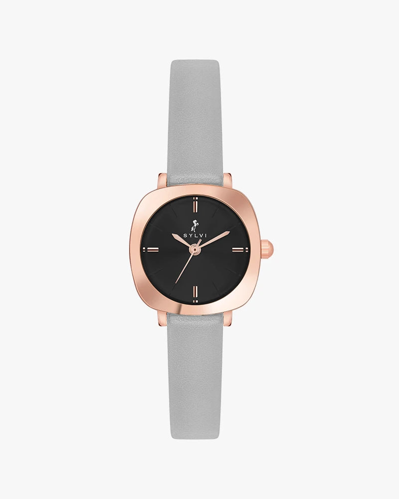 Sylvi Bella Black-Rosegold-Grey Analog Watch For Women