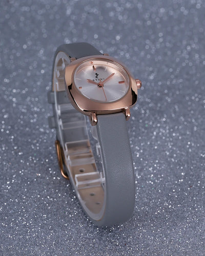 Sylvi Bella White-Rosegold-Grey Analog Watch For Women