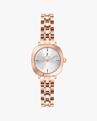 Bella White Rosegold Steel