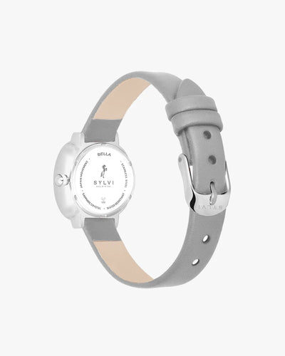 Sylvi Bella White-Silver-Grey Analog Watch For Women