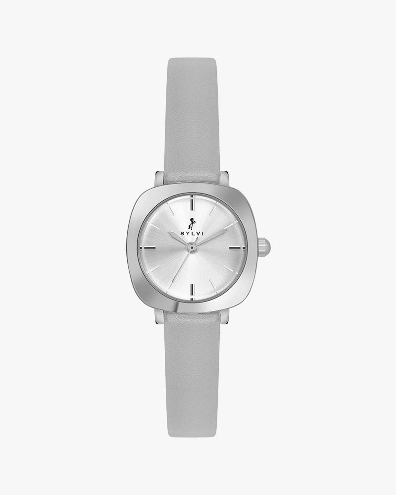 Sylvi Bella White-Silver-Grey Analog Watch For Women