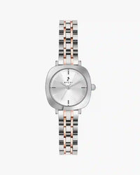 Sylvi Bella White-Silver-SilRose Analog Watch For Women