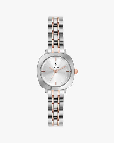 Bella White Silver Rosegold Steel