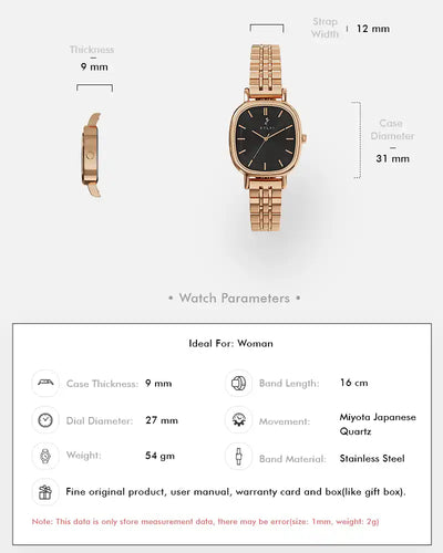 Ellore All Rosegold Steel