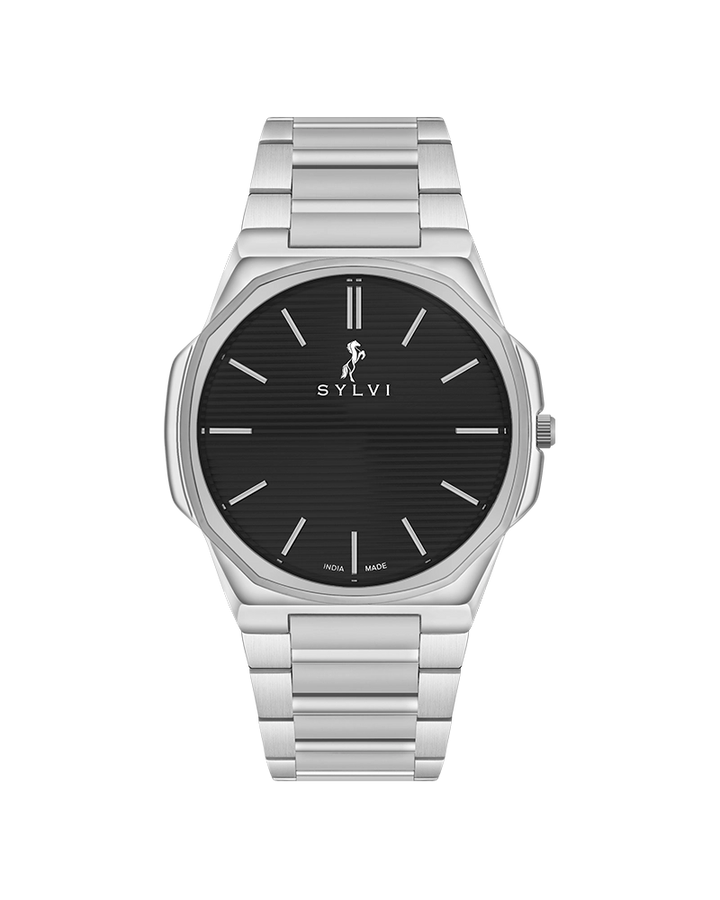 Blade Black Silver Steel
