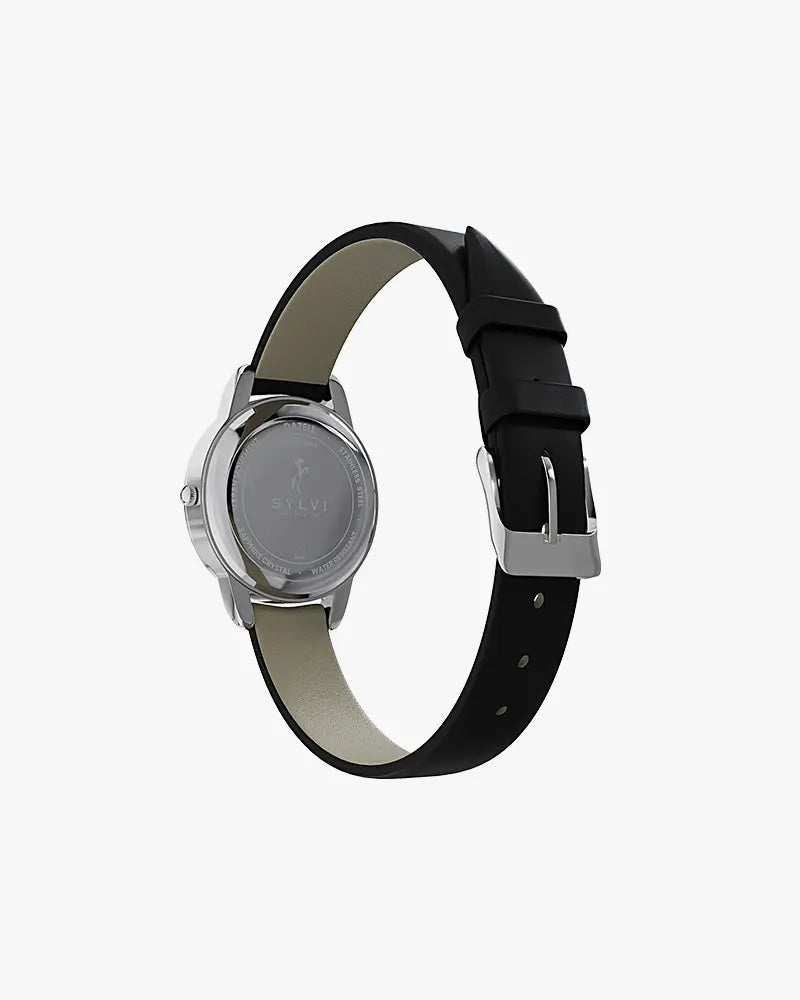 Dazzle Emerald Green Black Leather