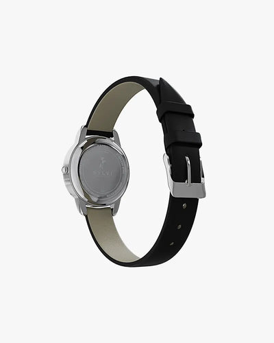 Dazzle Emerald Green Black Leather