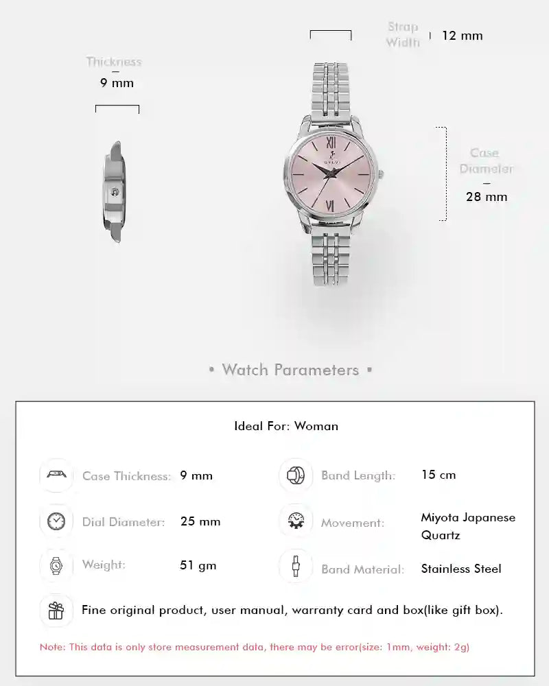 Dazzle Blush Pink Steel