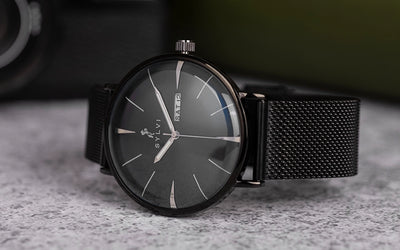 Sylvi Elegadoom Prototype Black Mesh Strap Watch Features Props Image