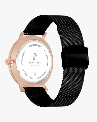 Elegadoom Black Rosegold Mesh