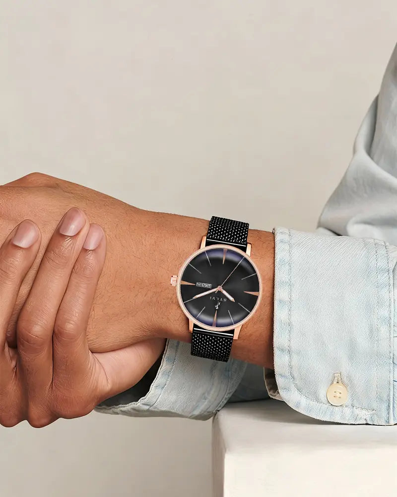 Elegadoom Black Rosegold Mesh