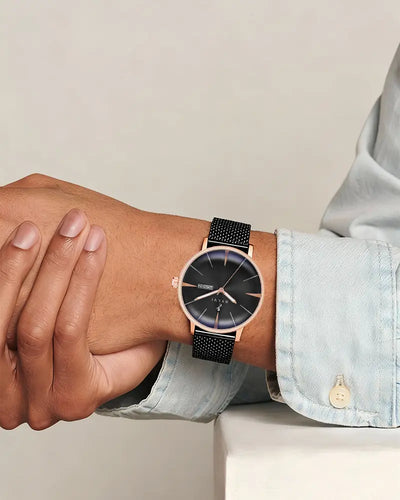 Elegadoom Black Rosegold Mesh