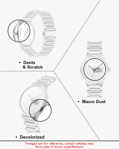 Certified Imperfect Elegare White Silver