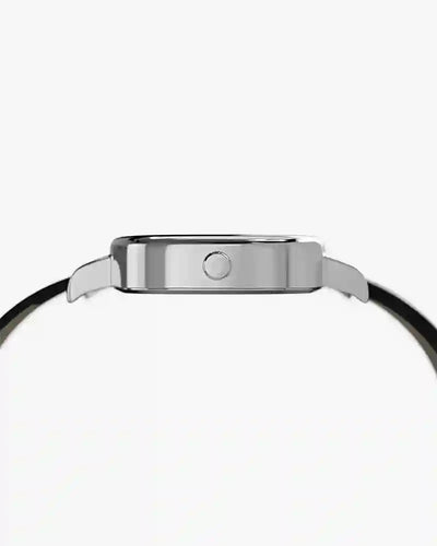Ellore Ice Blue Black Leather