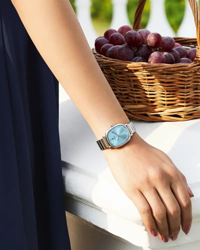 Ellore Ice Blue Silver Link