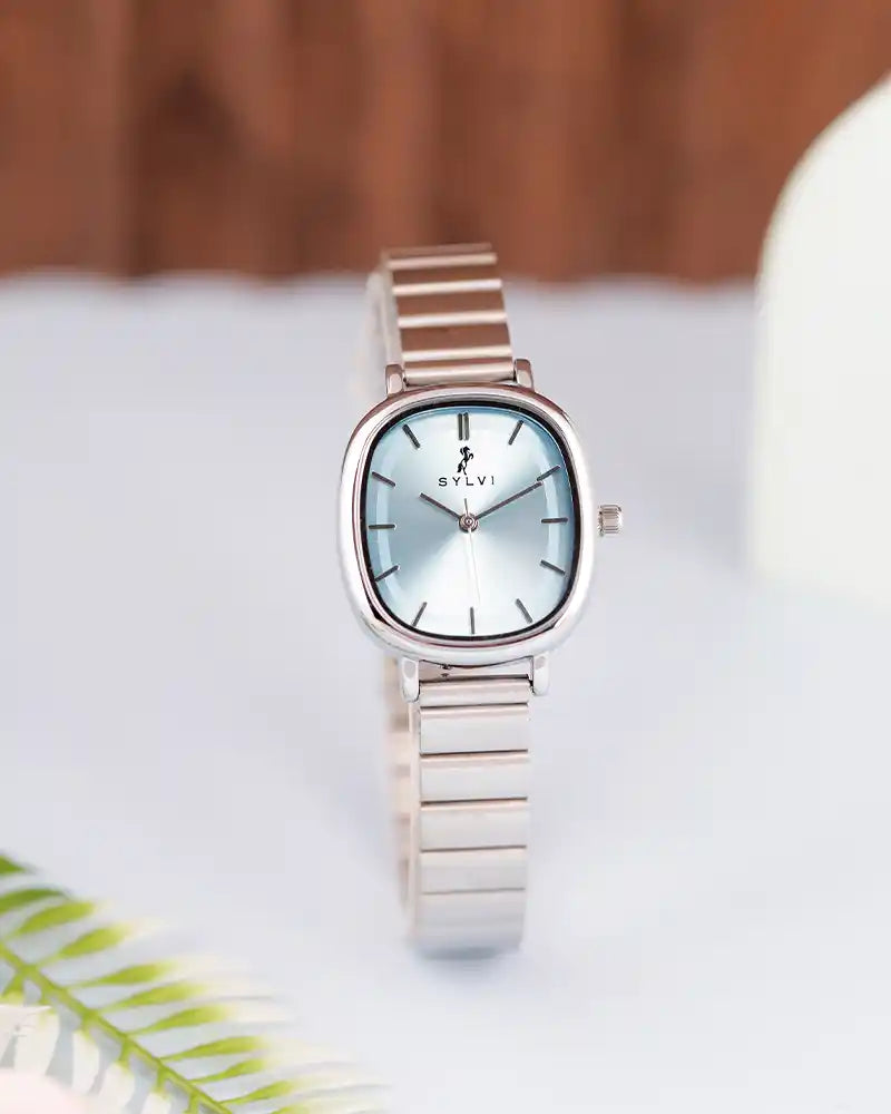 Ellore Ice Blue Silver Link