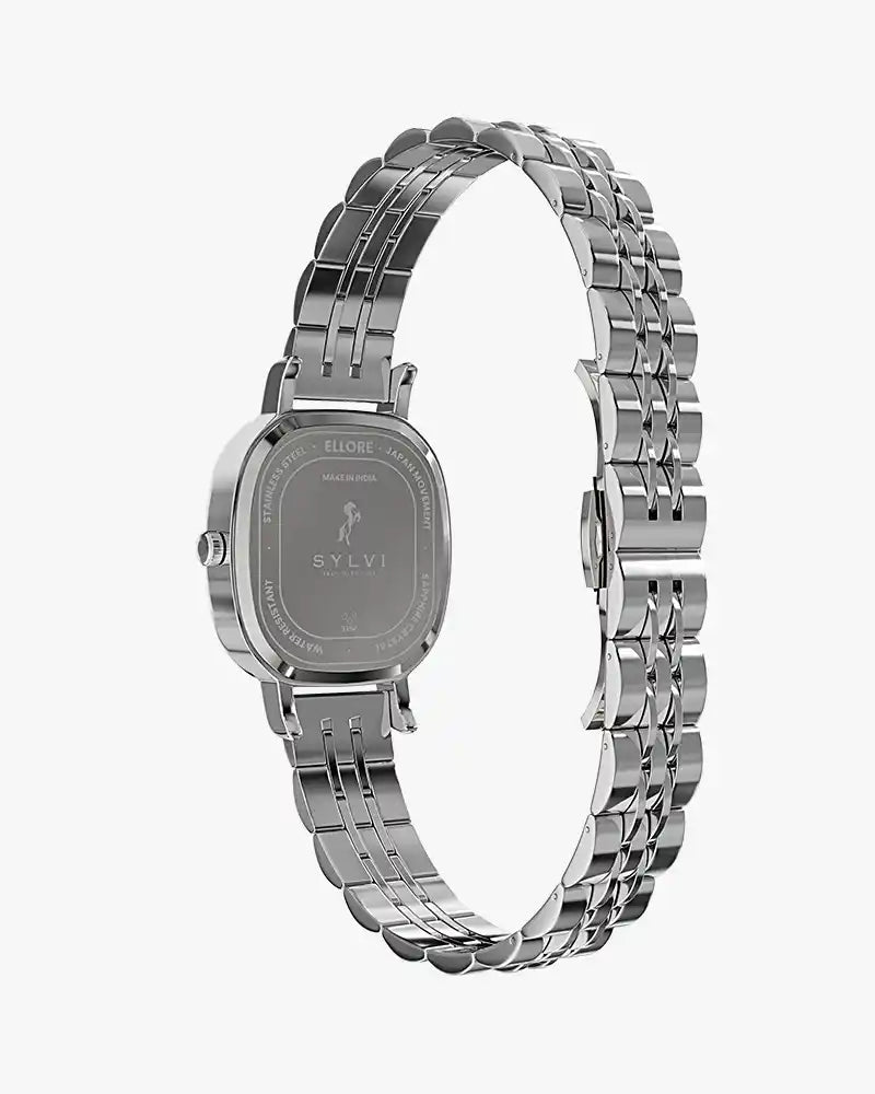 Ellore Ice Blue Silver Steel