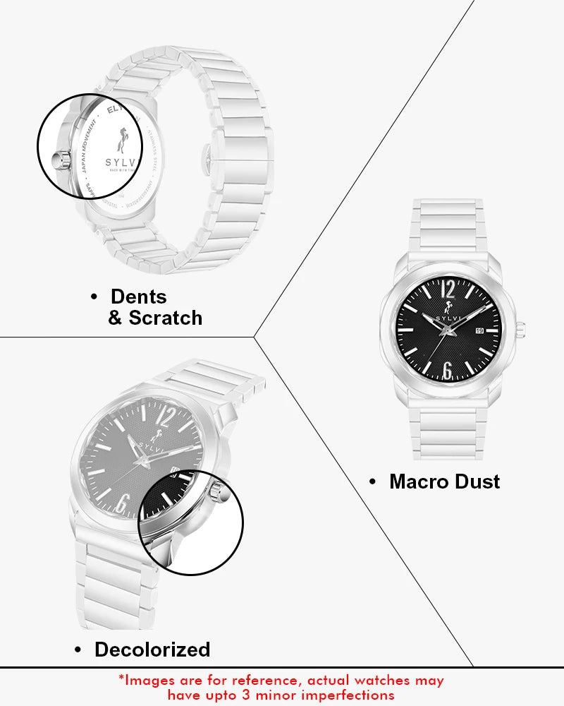 Certified Imperfect Elysian Black Silver Steel