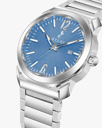 Sylvi Elysian Powder Blue Analog Watch For Men