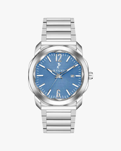 Sylvi Elysian Powder Blue Analog Watch For Men