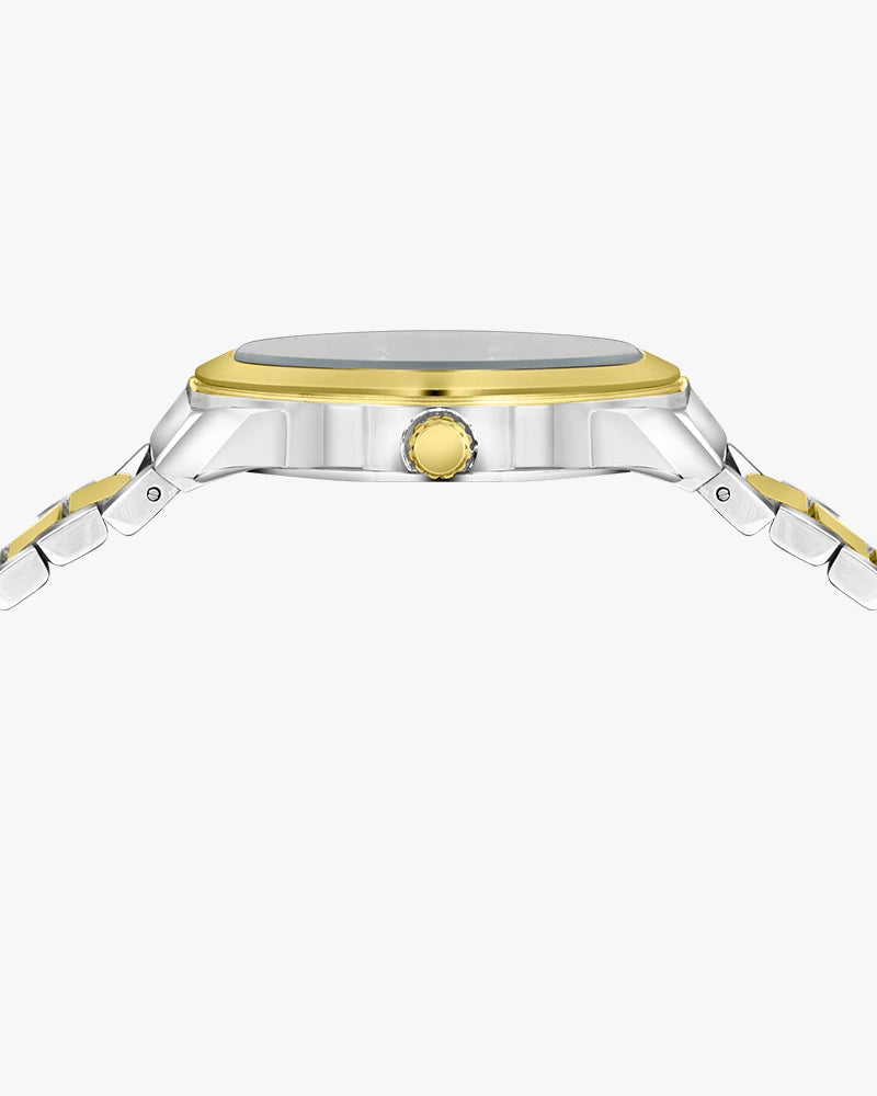 Sylvi Elysian White Gold Analog Watch For Men
