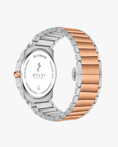 Sylvi Elysian White Rose Gold Analog Watch For Men