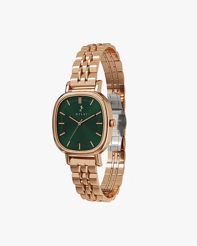 Ellore Emerald Green Rose Steel