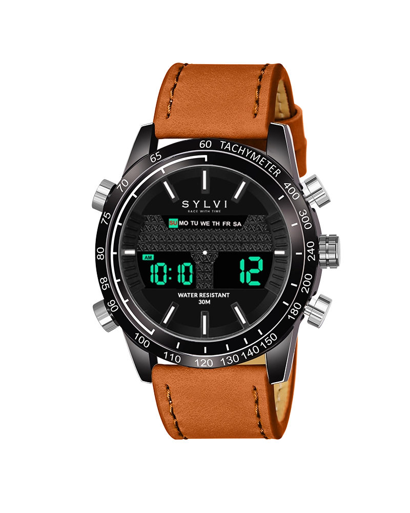 Sylvi Certified Imperfect Hawk Brown Black watch – discounted original
