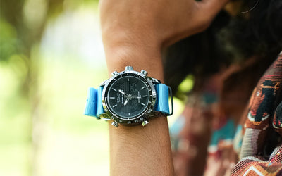 Sylvi Hawk Black Sky Blue Nylon Strap Watch model chart Explore Best Watches