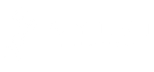 Sylvi white horizontal luxury watch brand logo