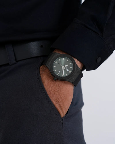 Majestic Green Black Silicone