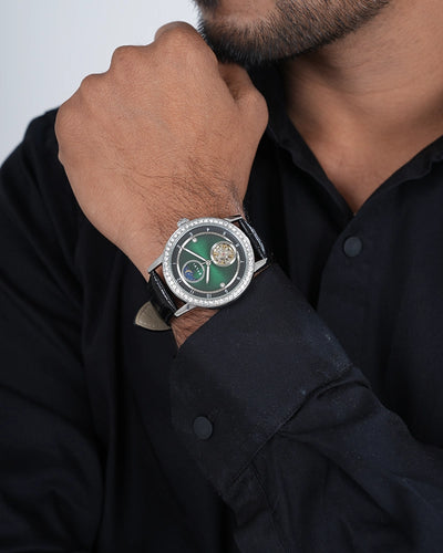 Certified Imperfect MoonStone Green Leather