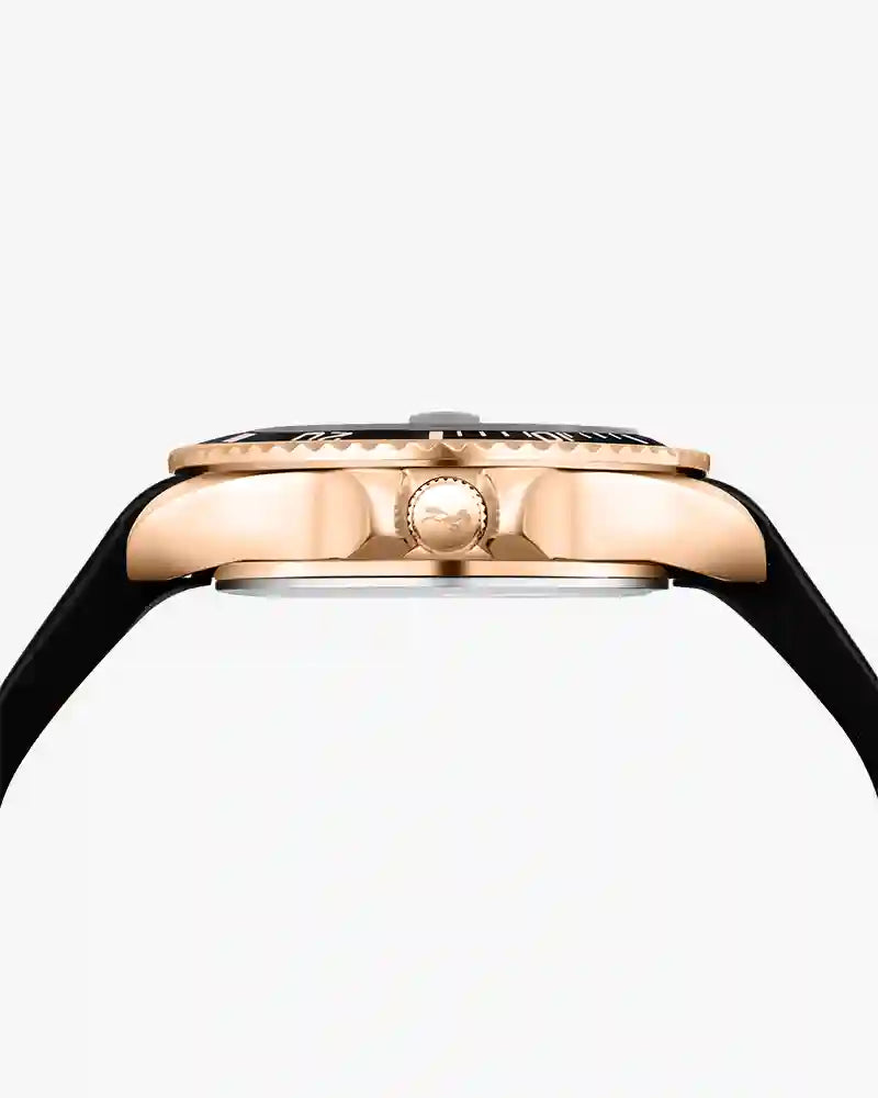 Ocean-X Black Rosegold Silicone